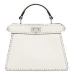 FENDI PEEKABOO ISEEU PETITE SELLERIA BAG WITH 306 HAND-SEWN TOPSTITCHES