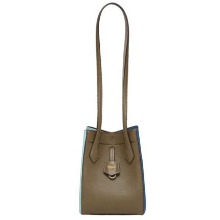 FENDI ORIGAMI MINI MULTICOLOR LEATHER BAG THAT CAN BE TRANSFORMED