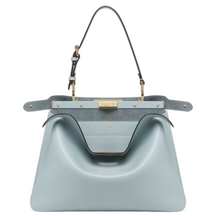 FENDI PEEKABOO SOFT MEDIUM LEATHER BAG