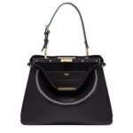 FENDI PEEKABOO SOFT MEDIUM LEATHER BAG