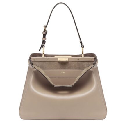 FENDI PEEKABOO SOFT MEDIUM LEATHER BAG