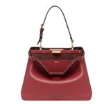 FENDI PEEKABOO SOFT MEDIUM LEATHER BAG