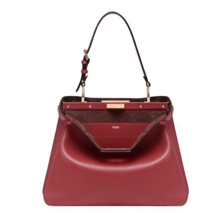 FENDI PEEKABOO SOFT MEDIUM LEATHER BAG