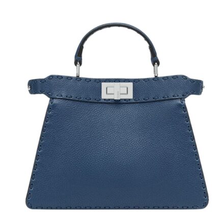 FENDI PEEKABOO ISEEU SMALL SELLERIA BAG WITH 556 HAND SEWN STITCHES