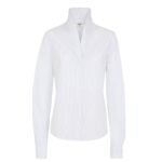 FENDI SHIRT WHITE COTTON STRIPED SHIRT