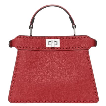 FENDI PEEKABOO ISEEU PETITE SELLERIA BAG WITH 306 HAND SEWN STITCHES