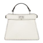 FENDI PEEKABOO ISEEU PETITE SELLERIA BAG WITH 306 HAND SEWN STITCHES