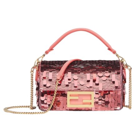 FENDI BAGUETTE MINI BAG EMBROIDERED WITH SEQUINS