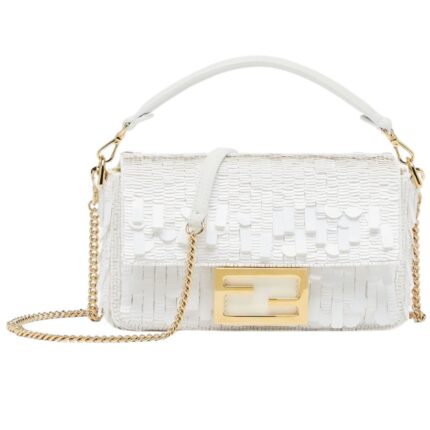 FENDI BAGUETTE MINI BAG EMBROIDERED WITH SEQUINS