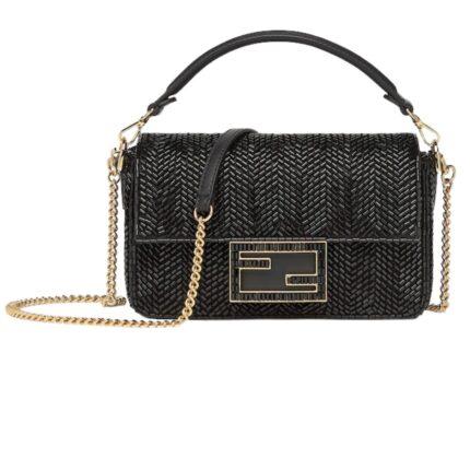 FENDI BAGUETTE MINI BAG EMBROIDERED WITH BEADS