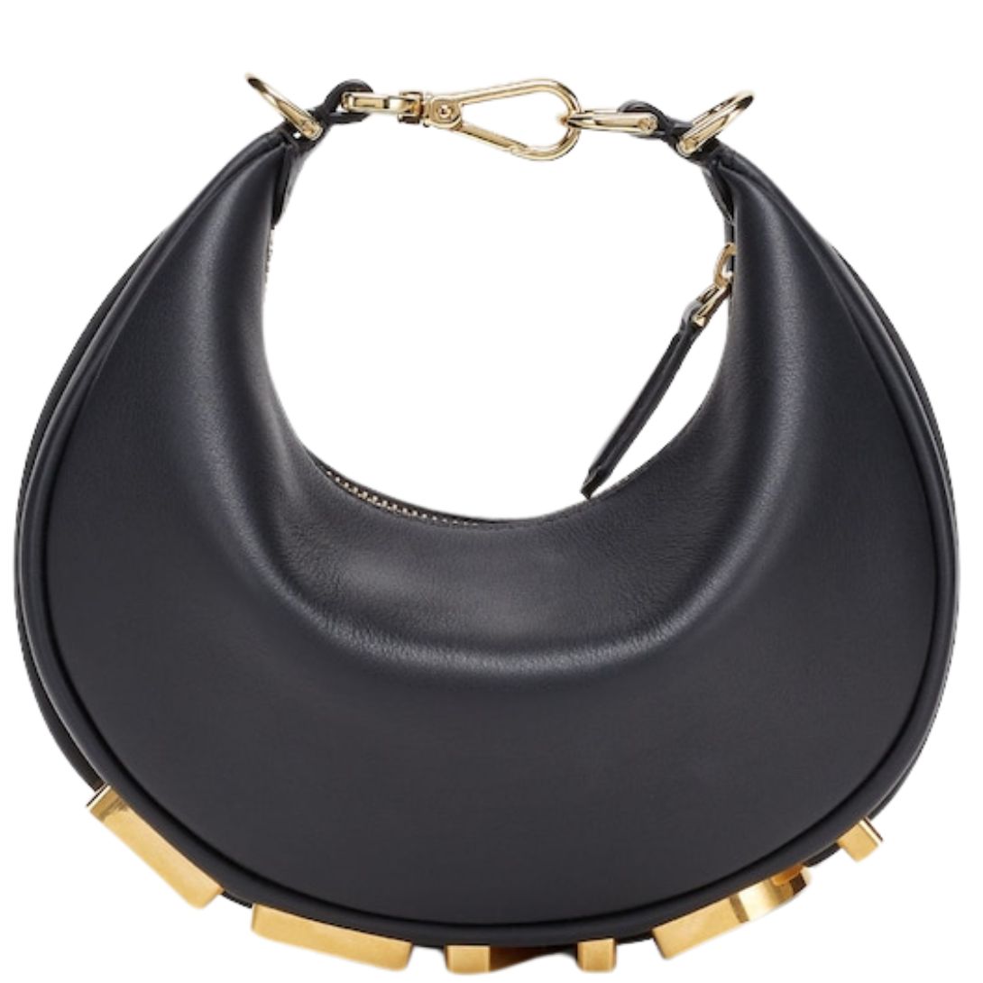 1 FENDIGRAPHY LEATHER MINI BAG