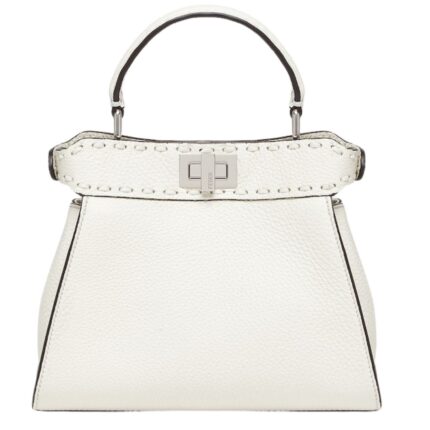 FENDI PEEKABOO MINI SELLERIA BAG WITH 220 HAND-SEWN TOPSTITCHES