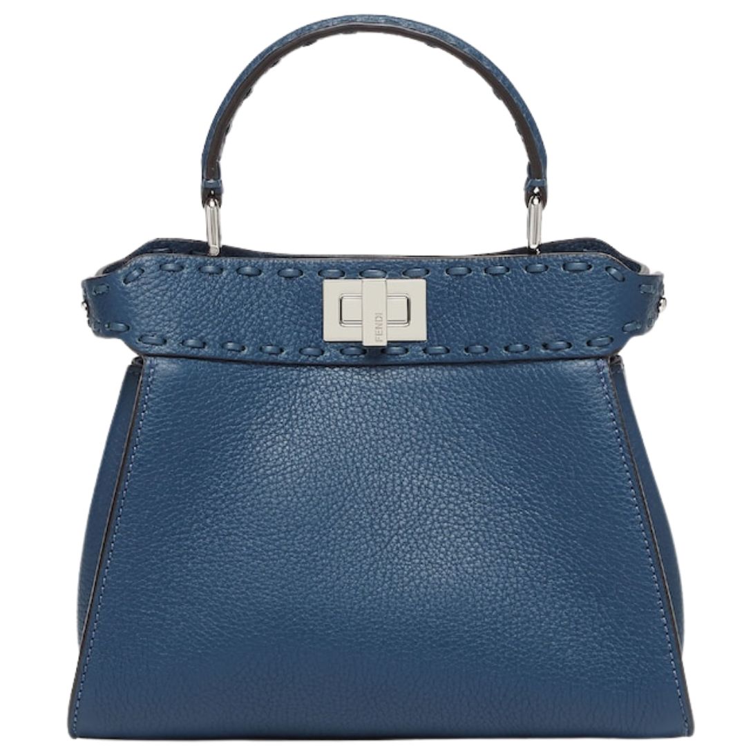 1 FENDI PEEKABOO MINI SELLERIA BAG WITH 220 HAND-SEWN TOPSTITCHES