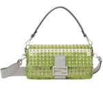 FENDI BAGUETTE BAG EMBROIDERED WITH SEQUINS AND RHINESTONES