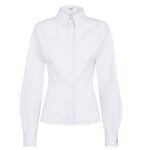 FENDI SHIRT WHITE COTTON STRIPED SHIRT