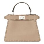FENDI PEEKABOO ISEEU PETITE SELLERIA BAG WITH 306 HAND SEWN STITCHES