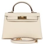 HERMÈS KELLY SELLIER 20 NATA EPSOM GOLD HARDWARE