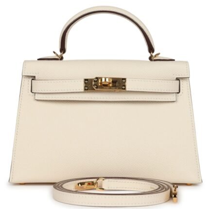 HERMÈS KELLY SELLIER 20 NATA EPSOM GOLD HARDWARE
