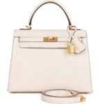 HERMÈS KELLY SELLIER 28 NATA EPSOM GOLD HARDWARE
