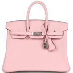 HERMÈS BIRKIN 25 ROSE SAKURA SWIFT PALLADIUM HARDWARE