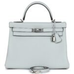 HERMÈS KELLY RETOURNE 32 BLEU PALE CLEMENCE PALLADIUM HARDWARE Schema: WooCommerce Product