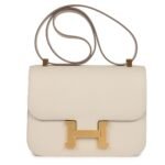 HERMÈS CONSTANCE 1-24 CRAIE EPSOM BRUSHED GOLD HARDWARE