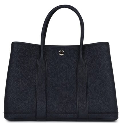 HERMÈS GARDEN PARTY 30 BLEU NUIT NEGONDA PALLADIUM HARDWARE