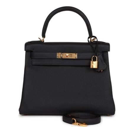 HERMÈS KELLY RETOURNE 28 CABAN TOGO GOLD HARDWARE