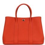 HERMÈS GARDEN PARTY 30 CAPUCINE NEGONDA PALLADIUM HARDWARE