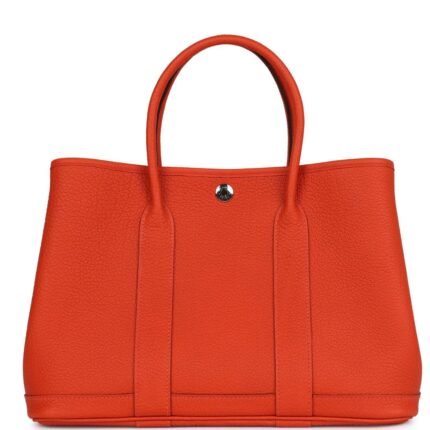 HERMÈS GARDEN PARTY 30 CAPUCINE NEGONDA PALLADIUM HARDWARE
