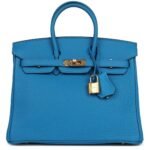 HERMÈS BIRKIN 25 BLEU ZANZIBAR TOGO GOLD HARDWARE