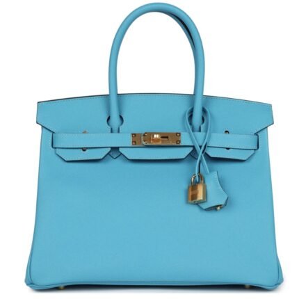 HERMÈS BIRKIN 30 BLEU DU NORD EPSOM GOLD HARDWARE