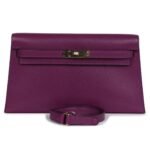 HERMÈS KELLY ELAN ANEMONE CHEVRE CHAMKILA PERMABRASS HARDWARE