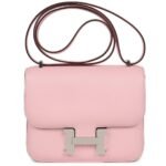 HERMÈS CONSTANCE 18 ROSE SAKURA SWIFT PALLADIUM HARDWARE