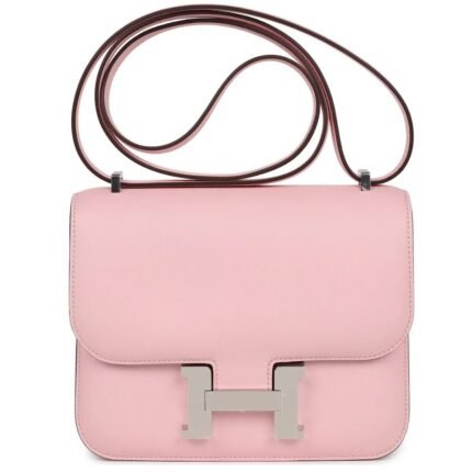 HERMÈS CONSTANCE 18 ROSE SAKURA SWIFT PALLADIUM HARDWARE