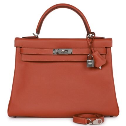 HERMÈS KELLY RETOURNE 32 BLUSH VERSO EVERCOLOR PALLADIUM HARDWARE