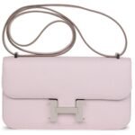 HERMÈS CONSTANCE ELAN MAUVE PALE EPSOM PALLADIUM HARDWARE