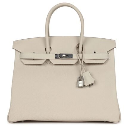 HERMÈS BIRKIN 35 CRAIE TOGO PALLADIUM HARDWARE
