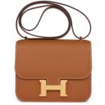 HERMÈS CONSTANCE 18 GOLD EPSOM GOLD HARDWARE