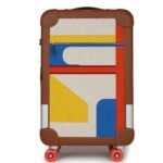 HERMÈS RMS CABINE 55 ROLLING SUITCASE MULTICOLOR CANVAS