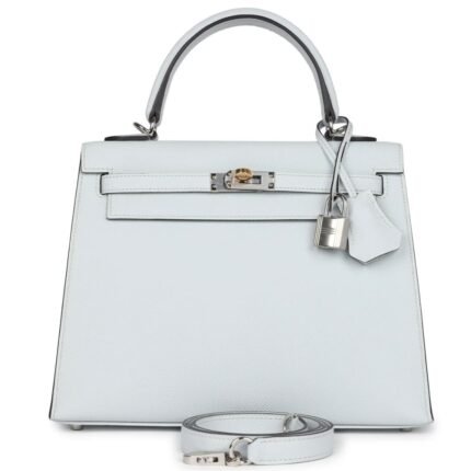 HERMÈS KELLY SELLIER 25 GRIS PLATINE EPSOM ELECTRUM HARDWARE (Copy)
