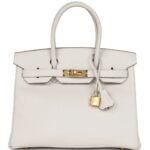 HERMÈS BIRKIN 30 GRIS PALE EPSOM GOLD HARDWARE