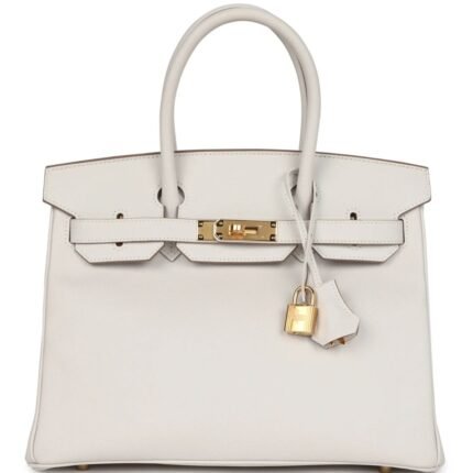 HERMÈS BIRKIN 30 GRIS PALE EPSOM GOLD HARDWARE