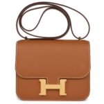 HERMÈS CONSTANCE 18 GOLD EPSOM GOLD HARDWARE