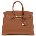 HERMÈS BIRKIN 35 GOLD TOGO GOLD HARDWARE