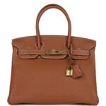 PRE-OWNED HERMÈS BIRKIN 30 GOLD TOGO GOLD HARDWARE
