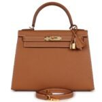 HERMÈS KELLY SELLIER 28 GOLD EPSOM GOLD HARDWARE