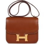 HERMÈS CONSTANCE 18 FAUVE BARENIA GOLD HARDWARE