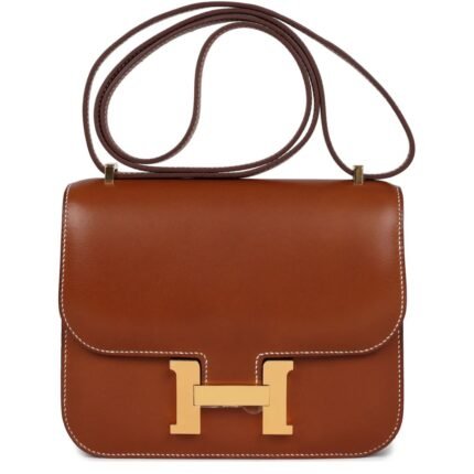 HERMÈS CONSTANCE 18 FAUVE BARENIA GOLD HARDWARE