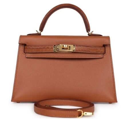 HERMÈS KELLY SELLIER 20 GOLD MADAME AND MATTE ALLIGATOR TOUCH GOLD HARDWARE